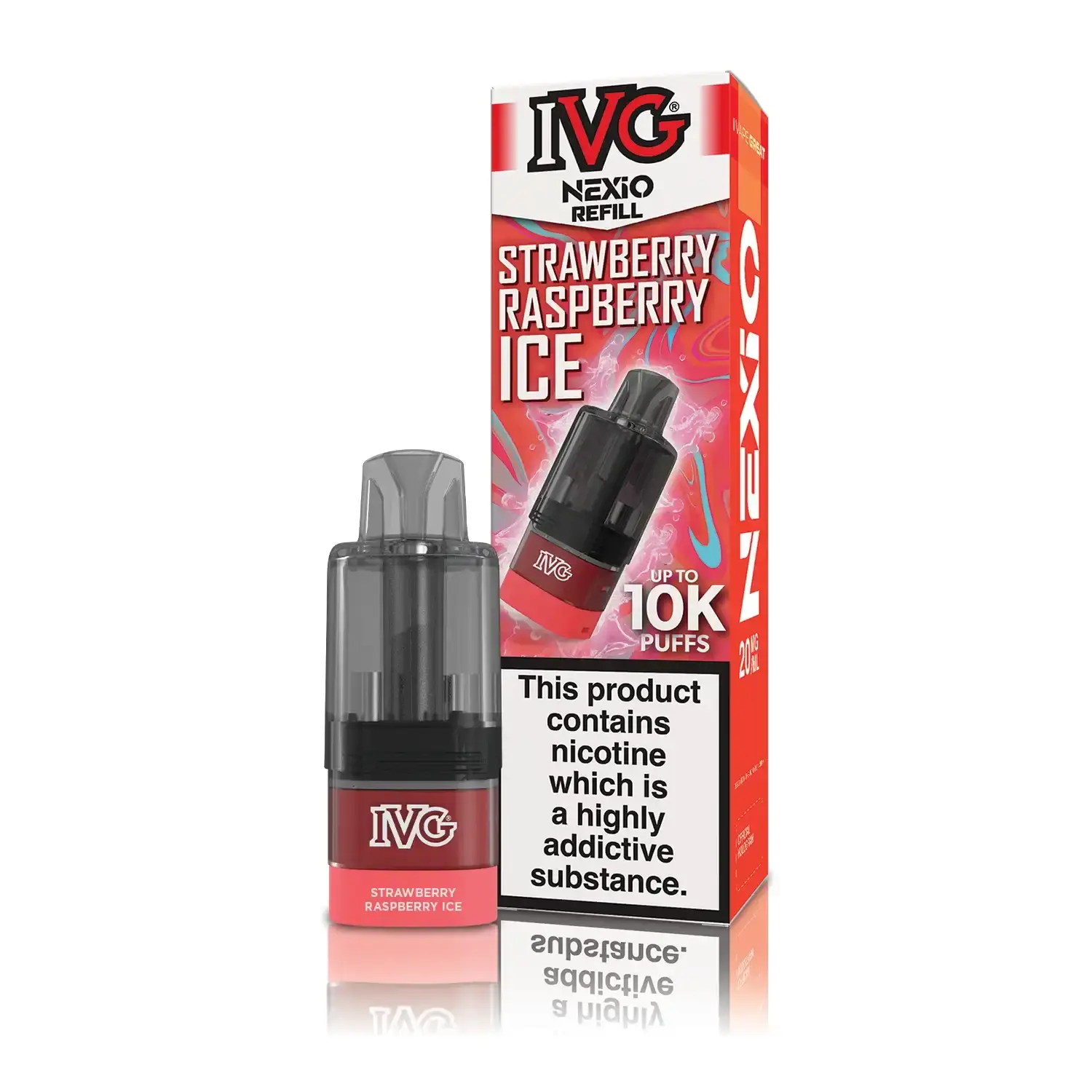Strawberry Raspberry Ice NEXiO IVG Prefilled Pod