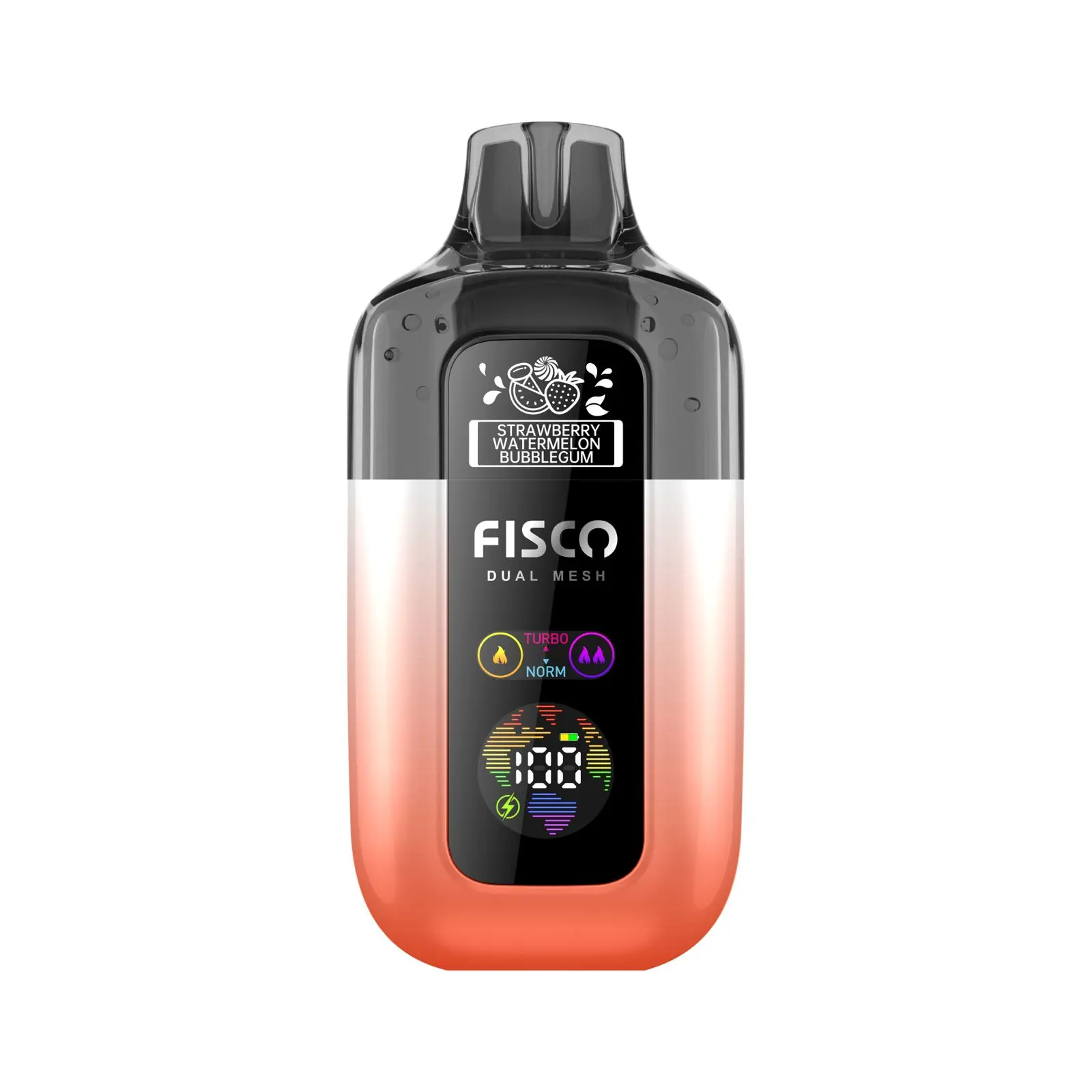 Strawberry Watermelon Bubblegum Fisco Point Pro 15000 Puffs Prefilled Pod Kit
