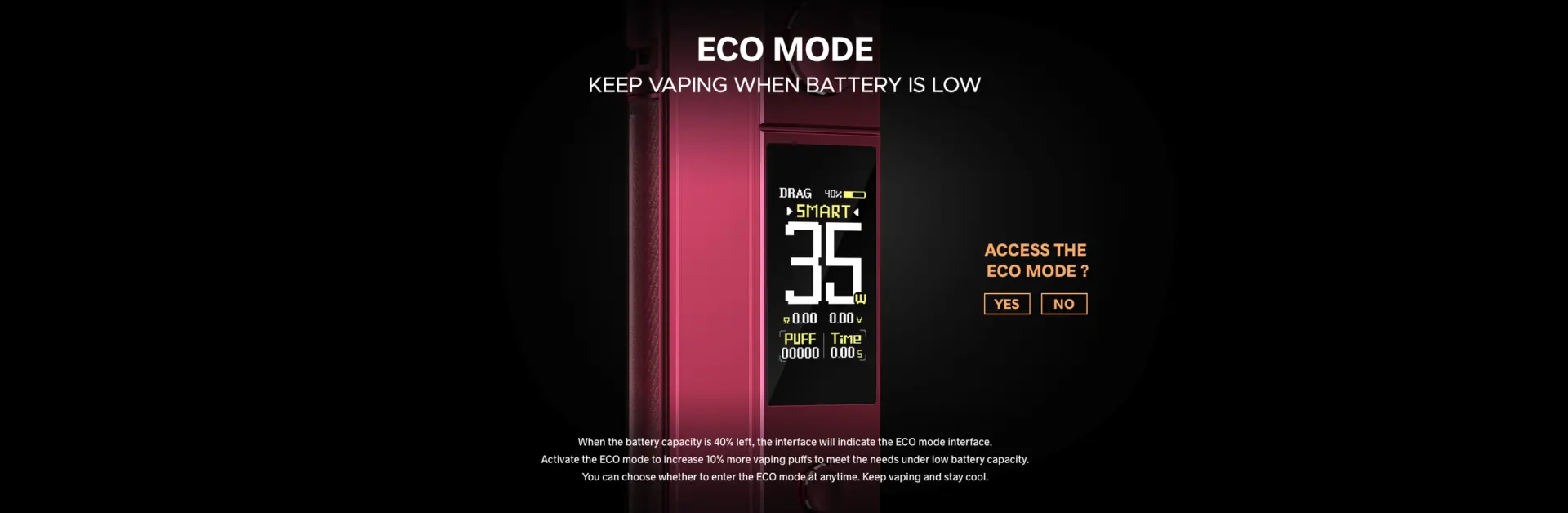 VOOPOO Drag H80S Vape Kit Banner 6