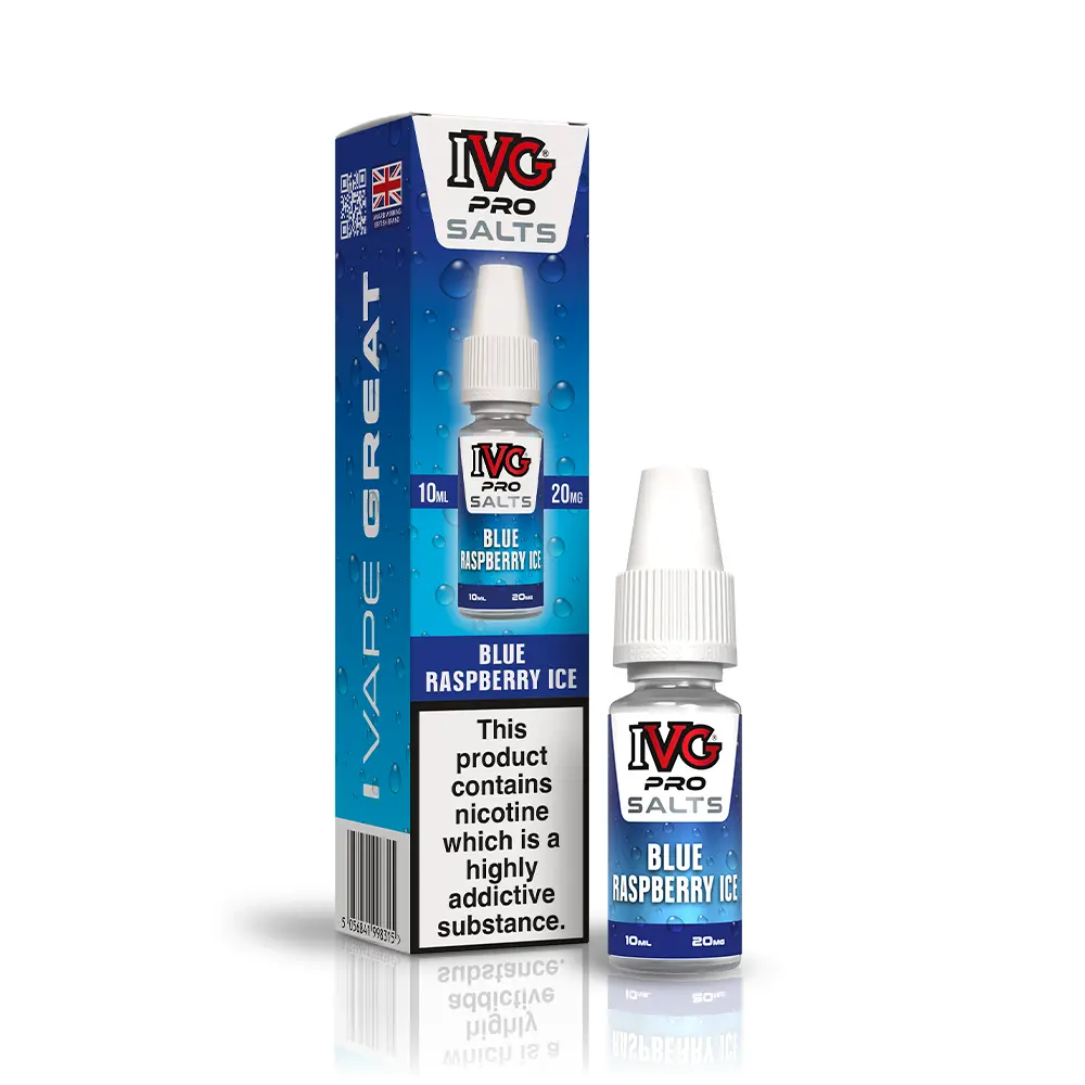 Blue Raspberry Ice IVG PRO Salts 10ml | Nicotine Salts