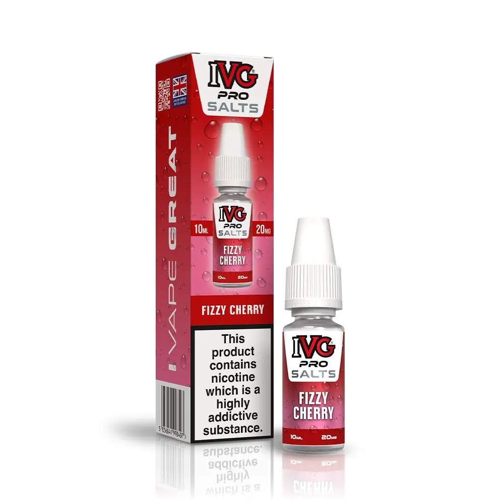 Fizzy Cherry IVG PRO Salts 10ml | Nicotine Salts