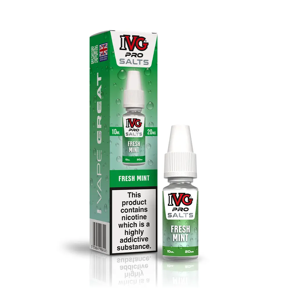 Fresh Mint IVG PRO Salts 10ml | Nicotine Salts