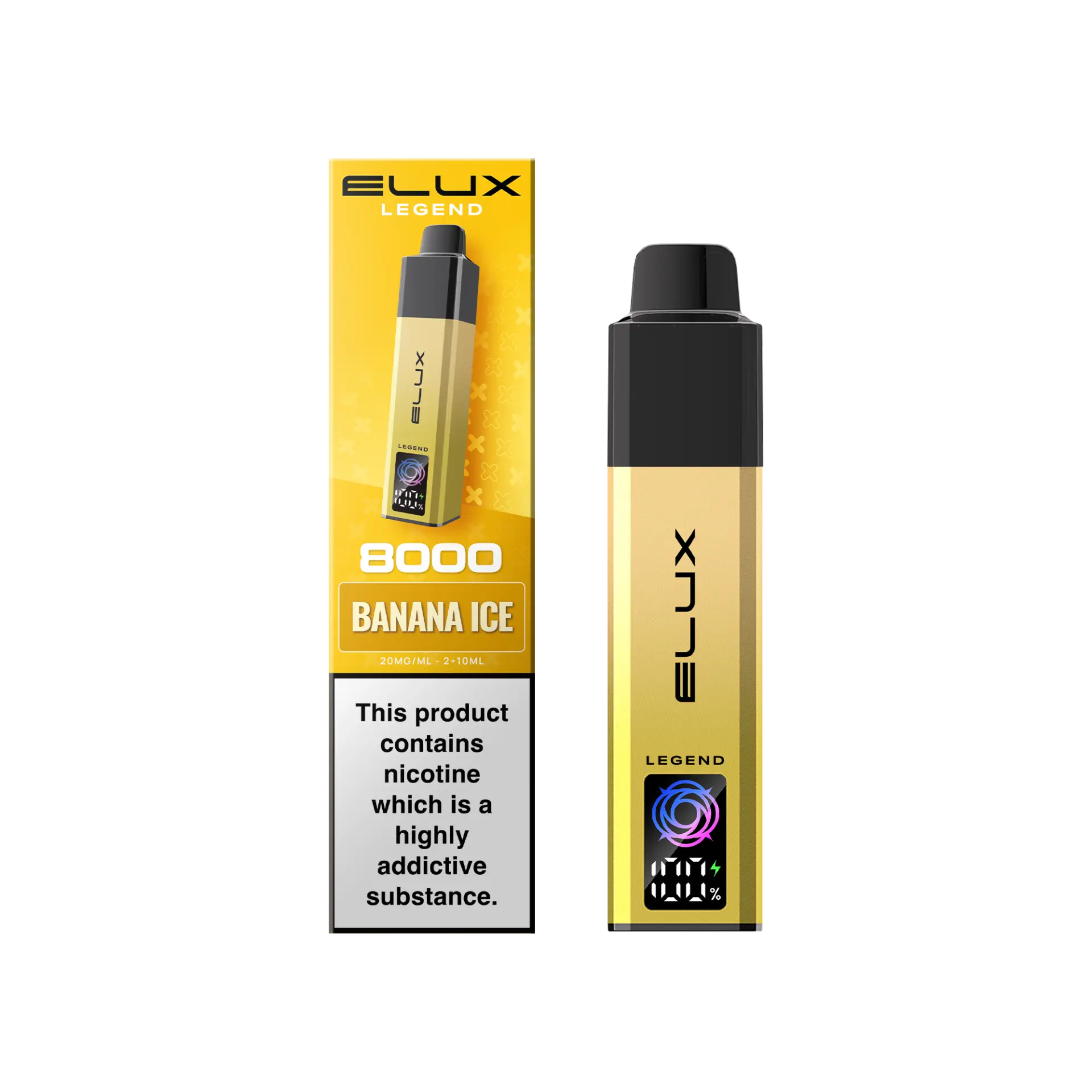Banana Ice Elux Legend 8K 8000 Pod Vape Kit