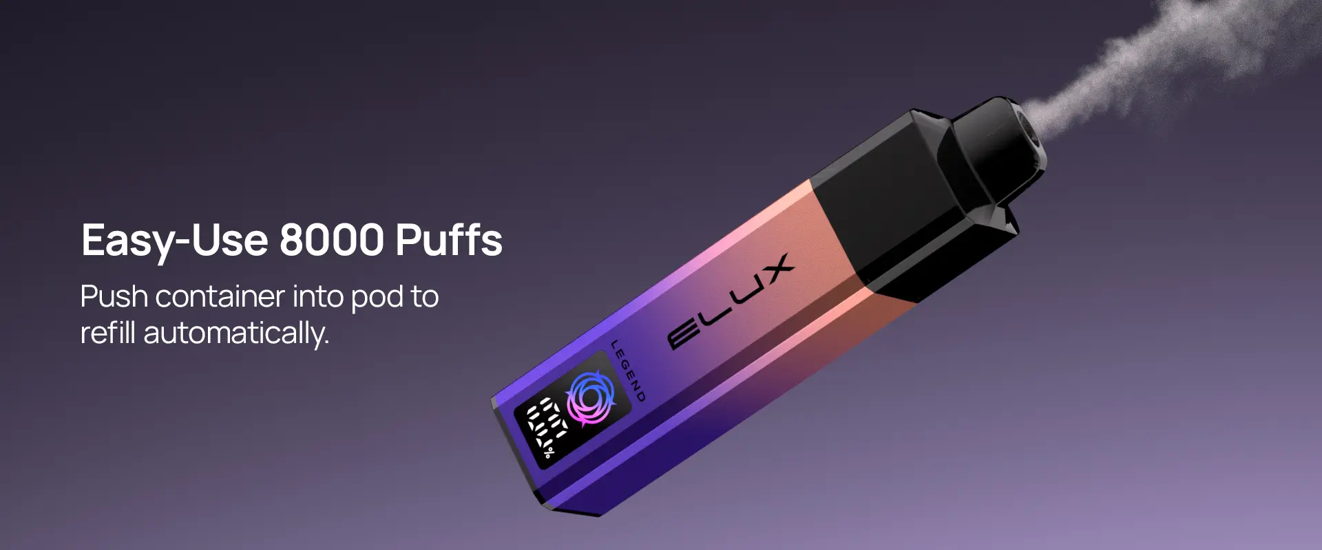 Elux Legend 8K 8000 Pod Vape Kit Banner 3