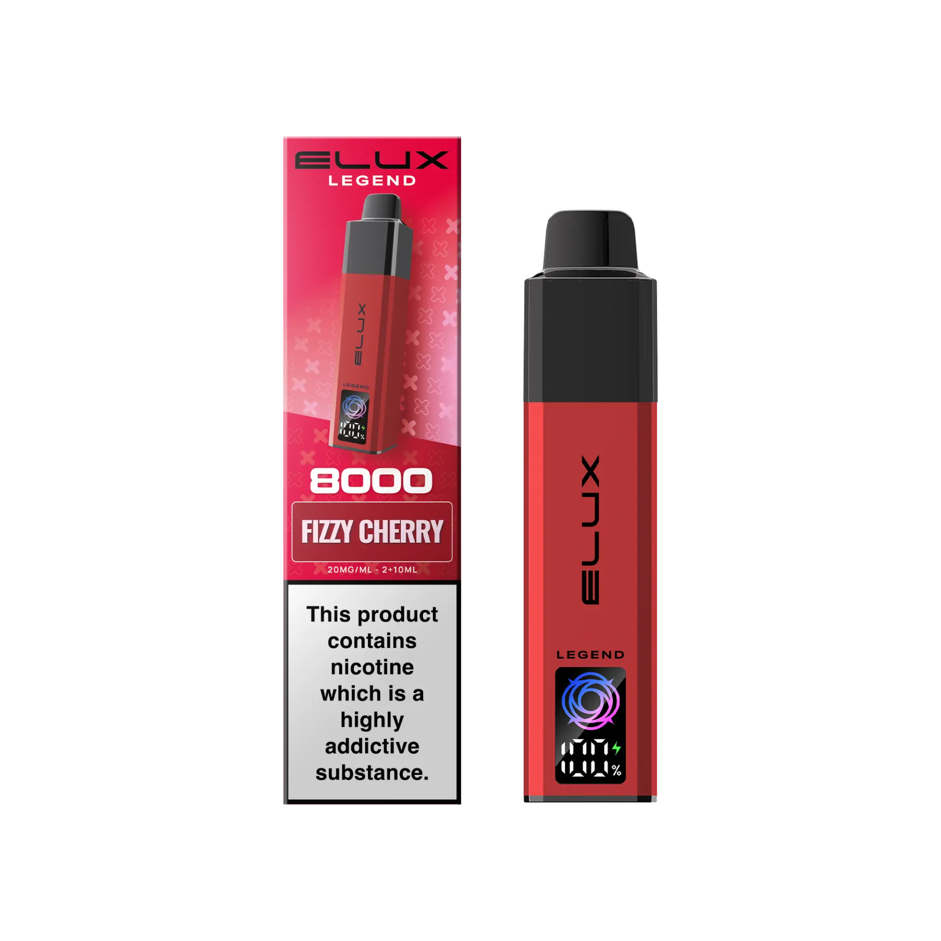Fizzy Cherry Elux Legend 8K 8000 Pod Vape Kit