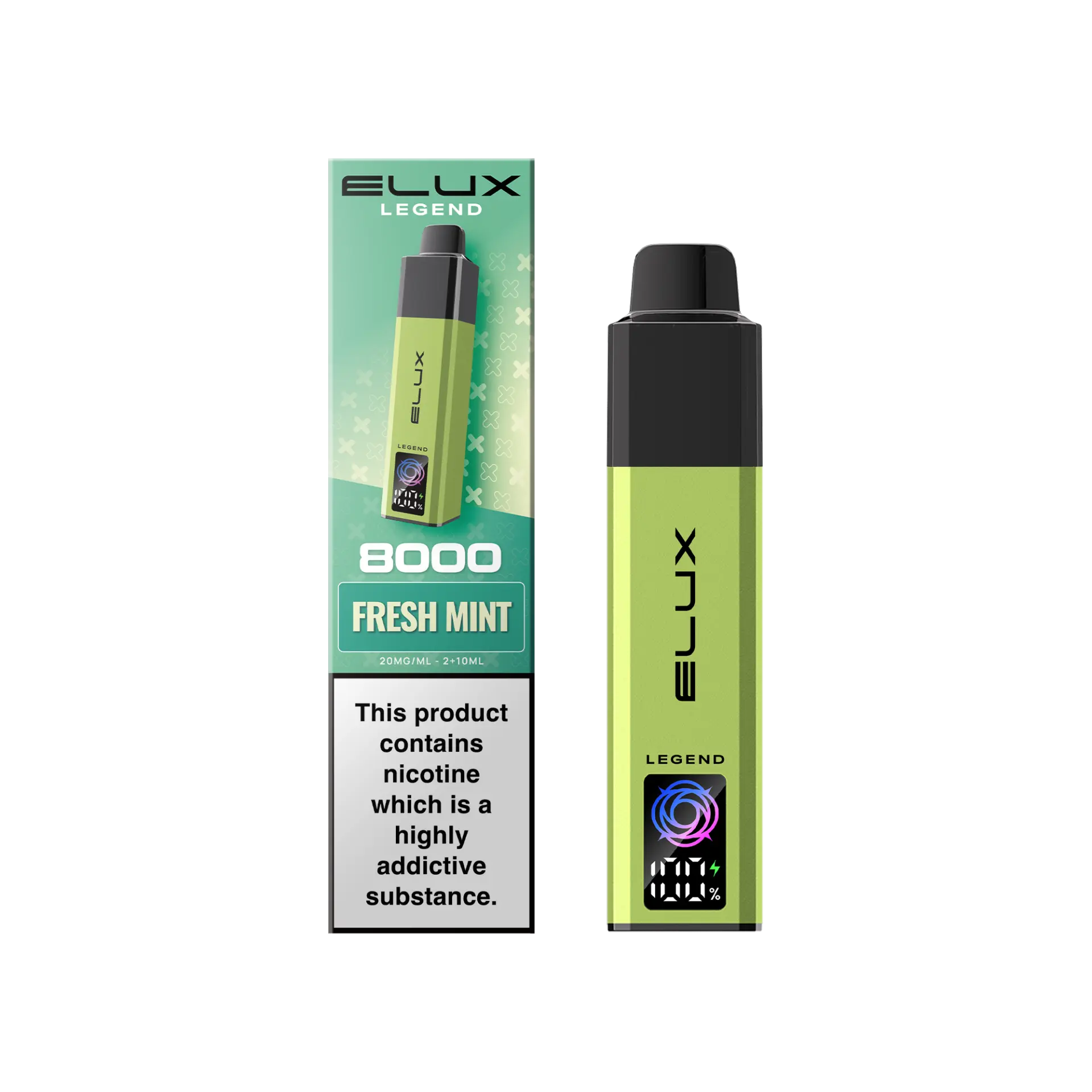 Fresh Mint Elux Legend 8K 8000 Pod Vape Kit