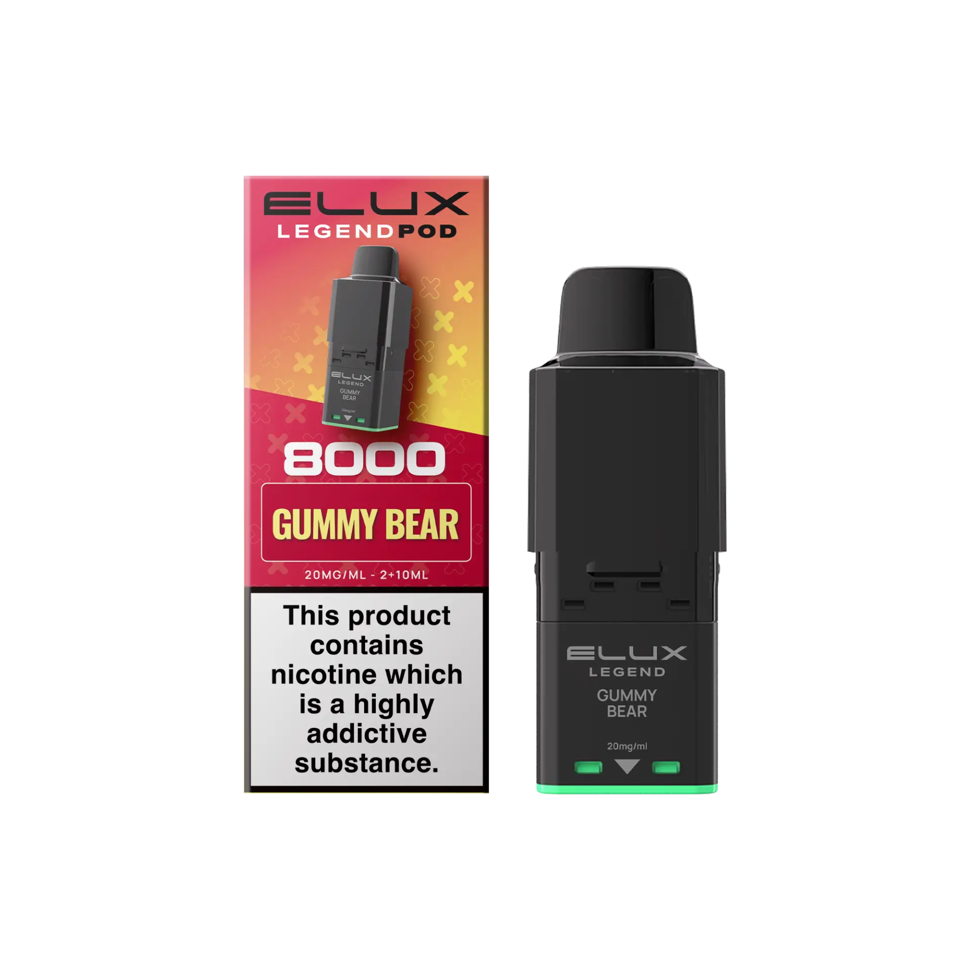 Gummy Bear Elux Legend 8K 8000 Prefilled Replacement Pod