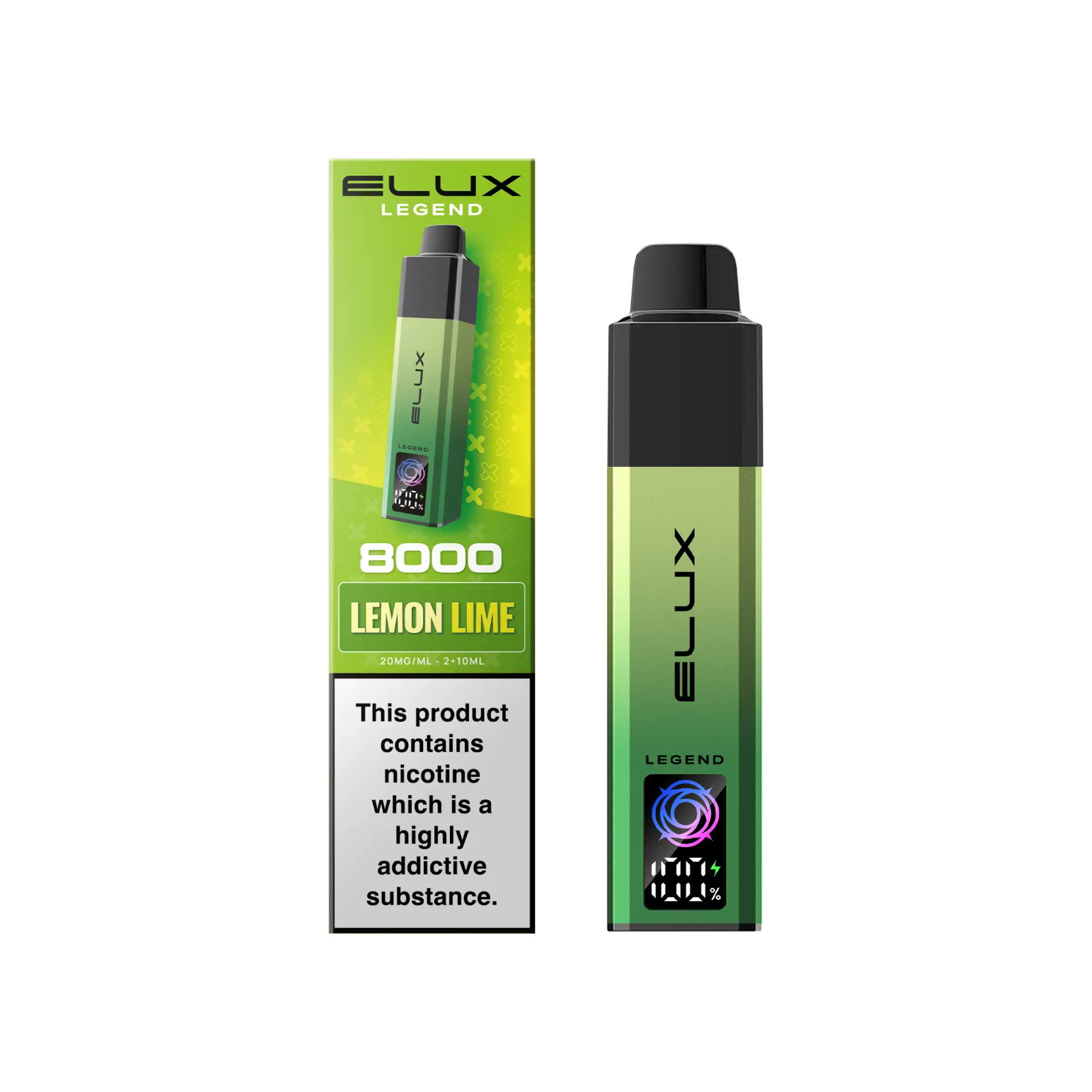 Lemon Lime Elux Legend 8K 8000 Pod Vape Kit