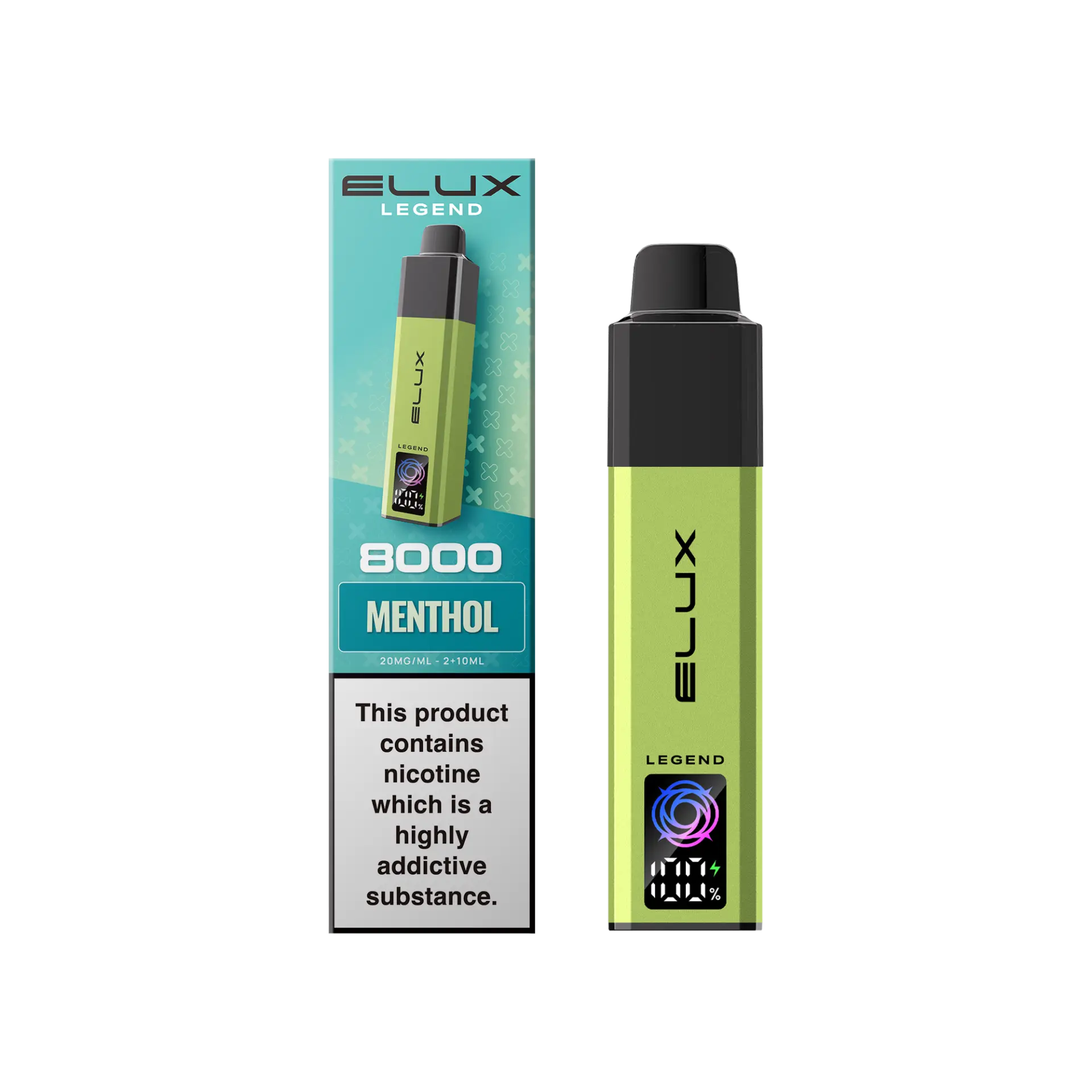 Menthol Elux Legend 8K 8000 Pod Vape Kit