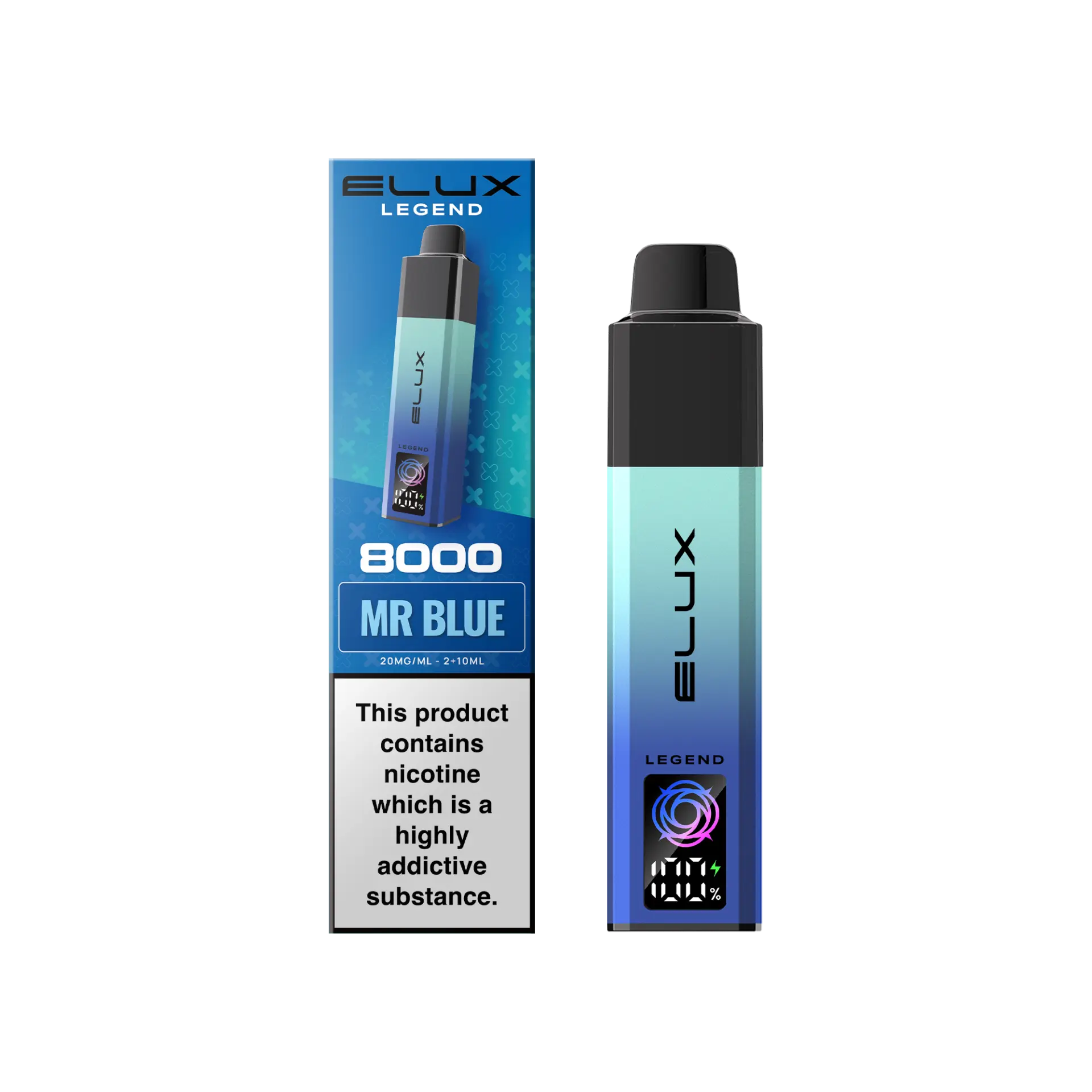 Mr Blue Elux Legend 8K 8000 Pod Vape Kit