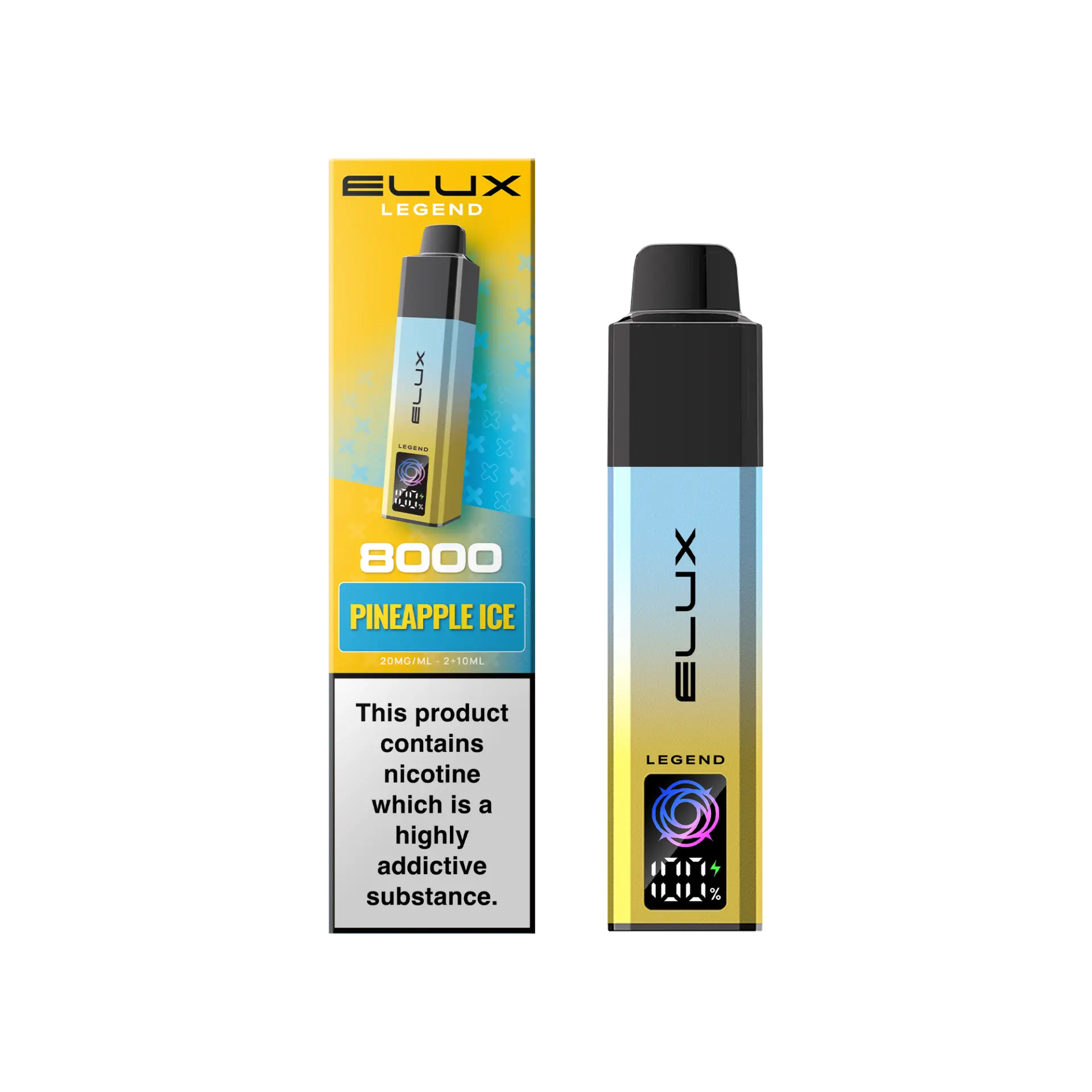 Pineapple Ice Elux Legend 8K 8000 Pod Vape Kit