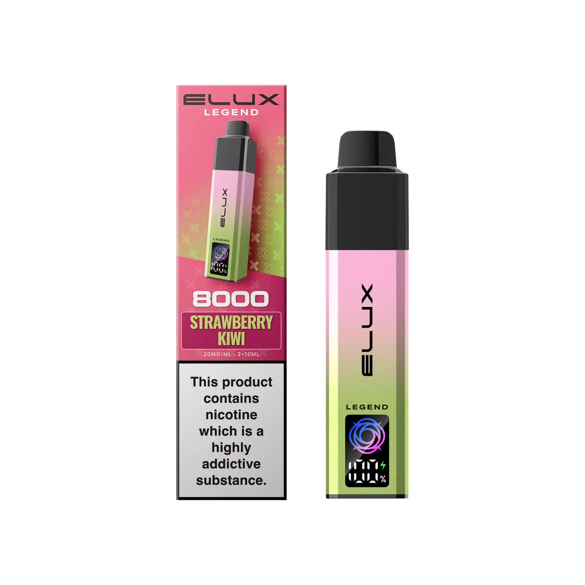 Strawberry Kiwi Elux Legend 8K 8000 Pod Vape Kit