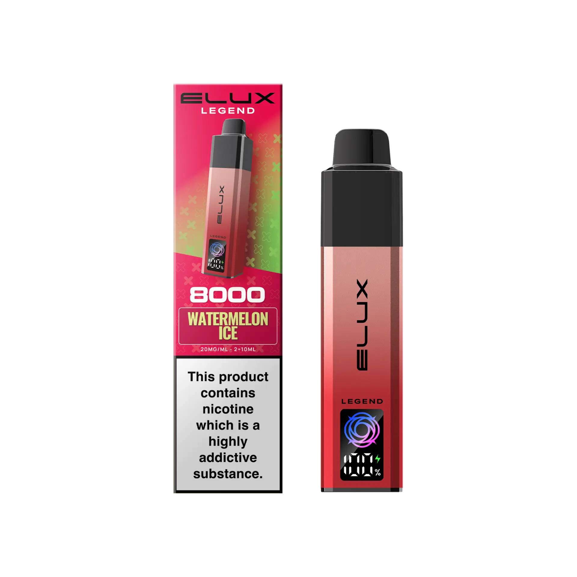 Watermelon Ice Elux Legend 8K 8000 Pod Vape Kit